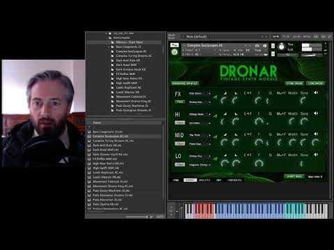 Gothic Instruments DRONAR Vintage Synth - How to Create Your Own Sounds