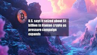 U.S. says it seized about $1 billion in Iranian crypto as pressure campaign expands