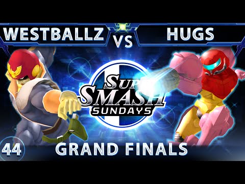 SSS 44 - Tempo Westballz (Falcon/Falco) Vs. HugS (Samus) SSBM Grand Finals - Smash Melee