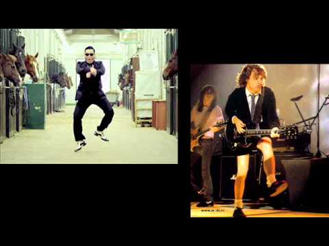 Psy vs AC/DC - Gnagnam Night (Mashup)