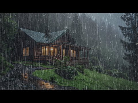 Relaxing Rain Sound to Sleep after 10 Minutes - Rain to Sleep, Study, ASMR