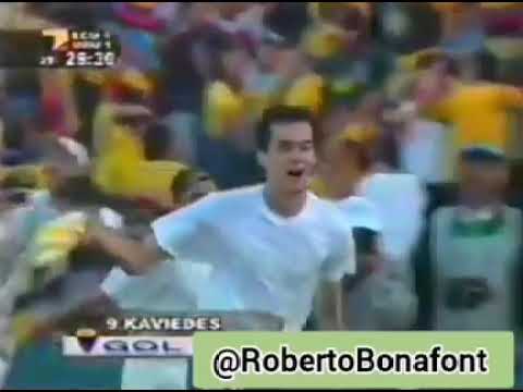 On 7/11/2001, Ecuador qualified for the World Cup for the first time, after drawing 1-1 with Urug...