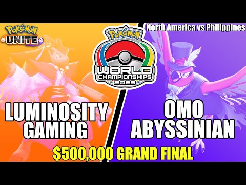 Luminosity Gaming vs OMO Abyssinian - $500,000 GRAND FINAL World Championships 2023 | Pokemon Unite