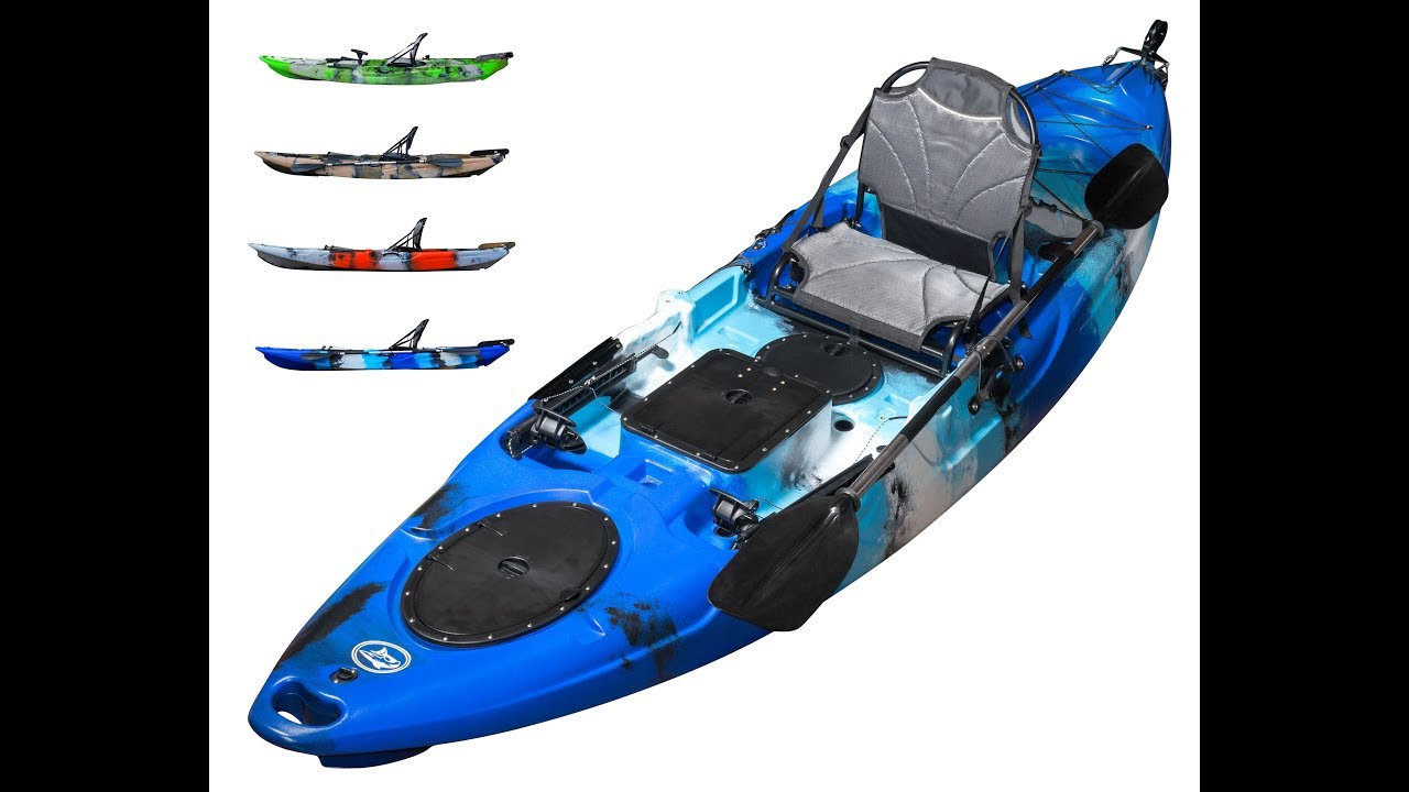 Das neue ExtaSea-Yak 350 Pro 1er Sit-on-Top Kajak mit Steueranlage & Zubehör