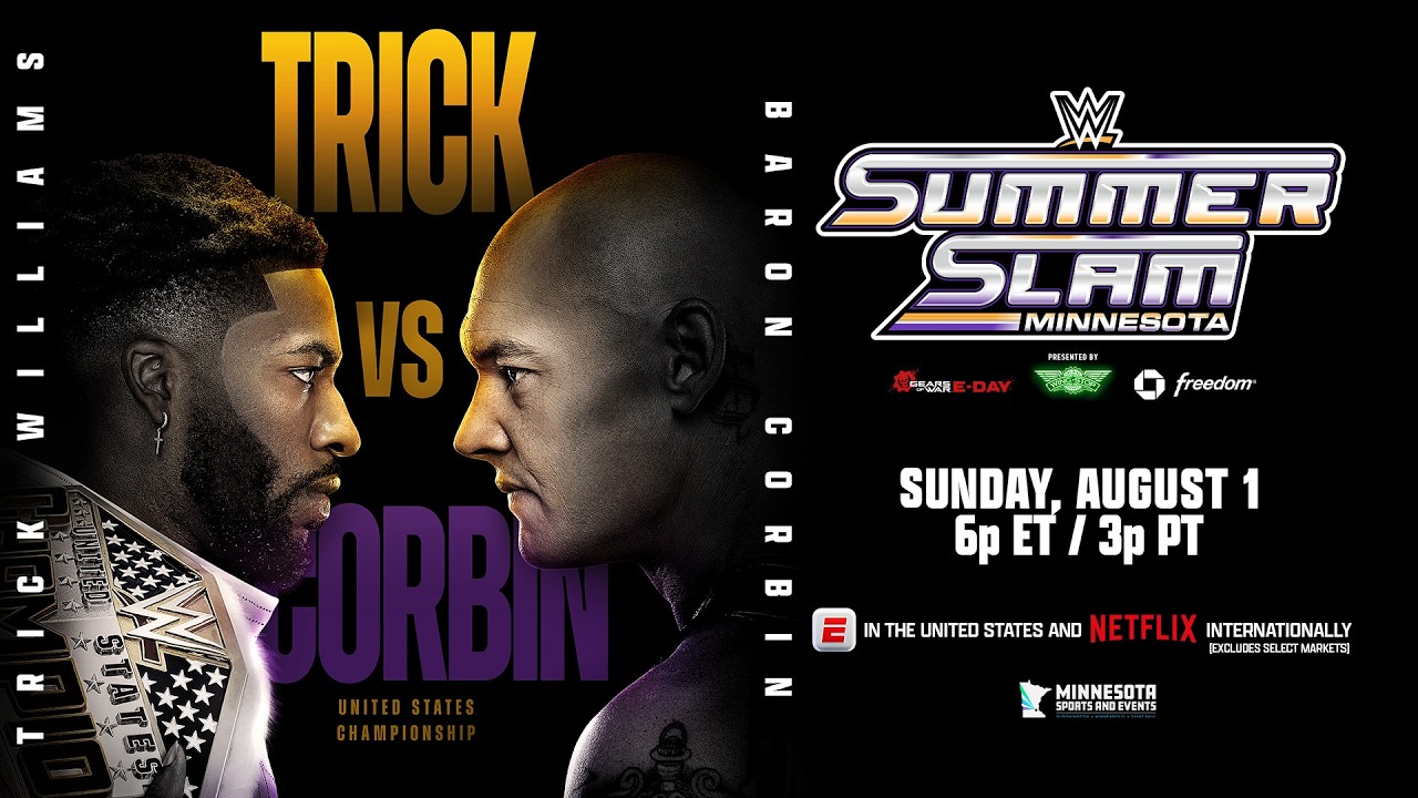 Trick Williams vs. Baron Corbin | United States Championship Match: SummerSlam 2026 Hype Package