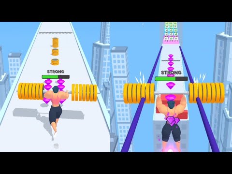 WEIGHT RUNNER 3D GAME - All levels mobile gameplay walkthrough android, ios