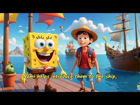 SpongeBob's Grand Adventure with the Straw Hats | netflix jr @NetflixJr  #animation #shortsvideo