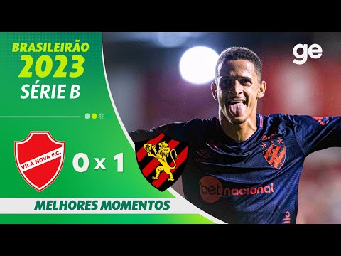 Gols e lances de Vila Nova-GO x Sport