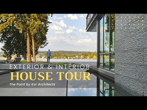 The Point - Lakeside House Design With Water Features in Washington State