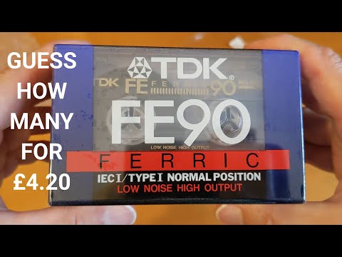 TDK FE90 Delivery. Too Many Cassettes & Minidiscs.