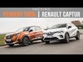 Face à face Peugeot 2008 - Renault Captur (2020)