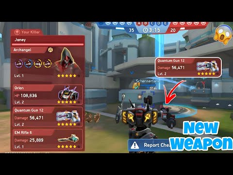 NEW WEAPON *QUANTUM GUN 12*😱|MECH ARENA