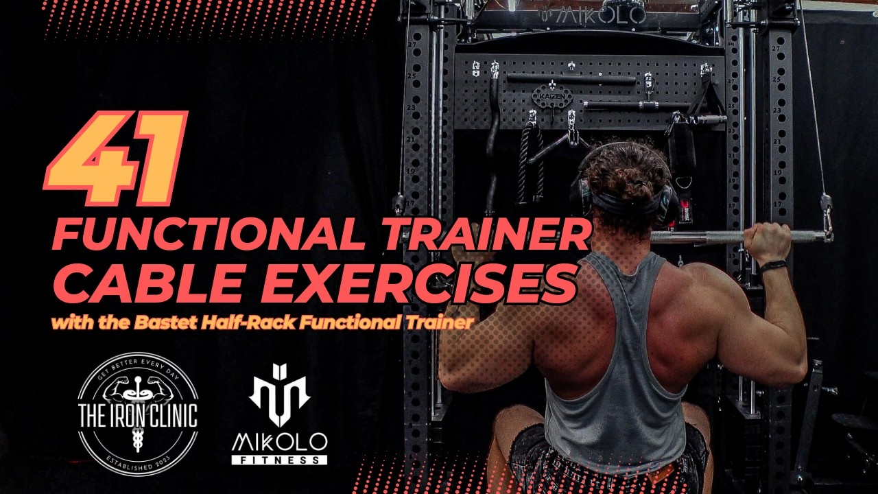 The BEST Functional Trainer Exercises For Your Home Gym Workouts 💥 Featuring Mikolo Fitness