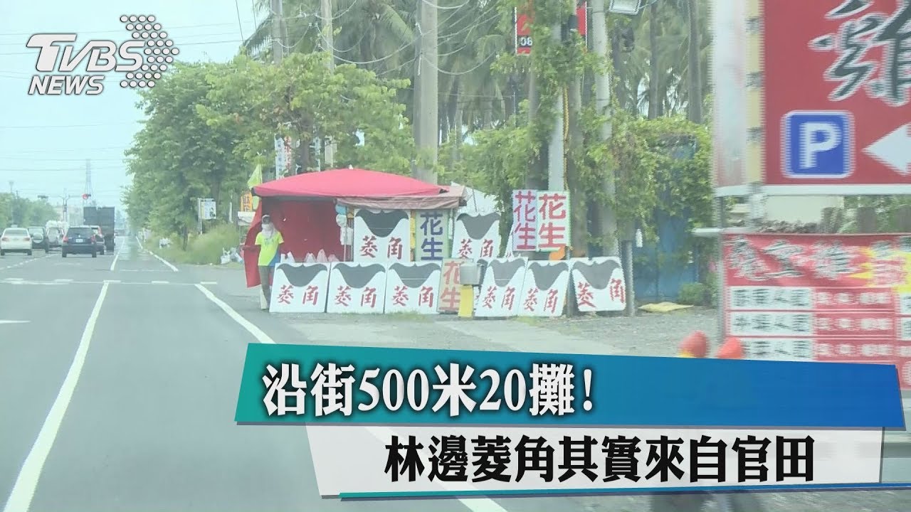 沿街500米20攤! 林邊菱角其實來自官田