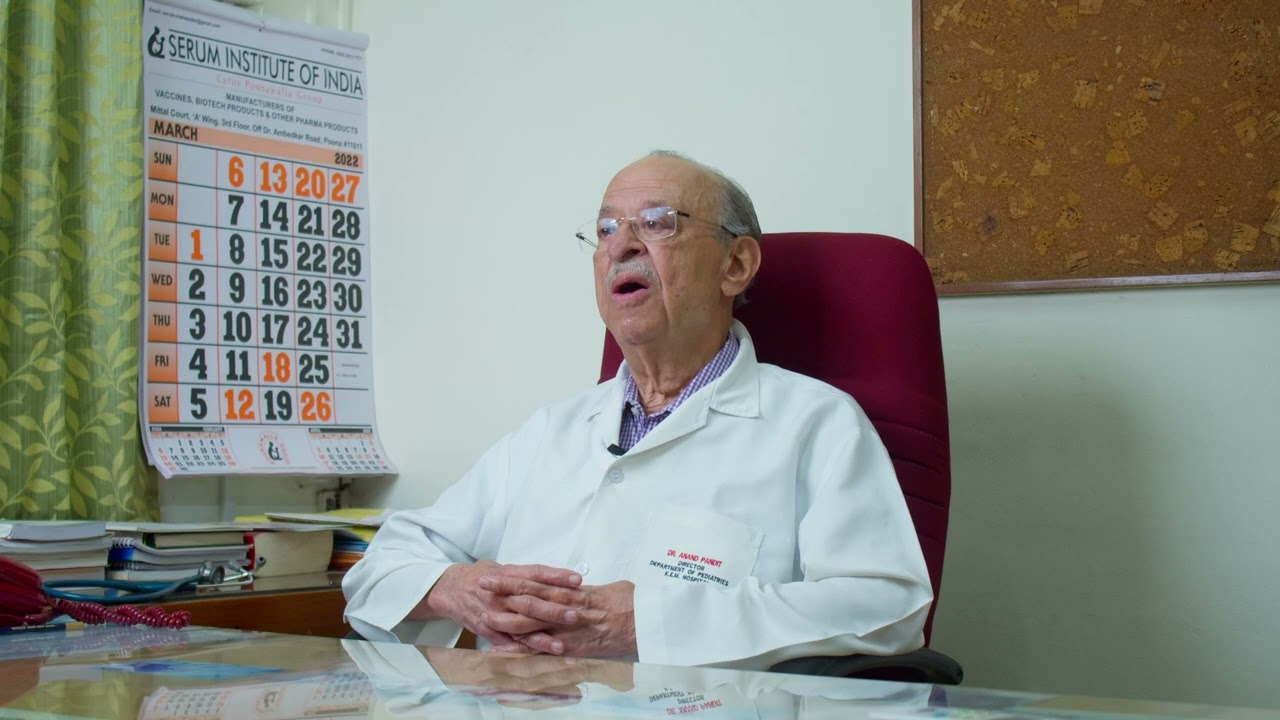 Dr Anand Pandit, Head Pediatrics - KEM Hospital Pune