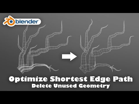 Optimize Shortest Edge Paths - Blender Geometry Nodes