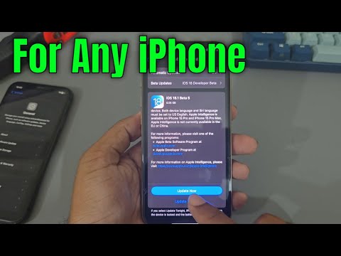 How to update ios 18.1 Beta for Any iPhone