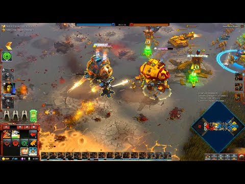 Space Marines vs Orks, 3v3, Hard AI - Warhammer 40K: Dawn Of War 3 - No Limit Mod