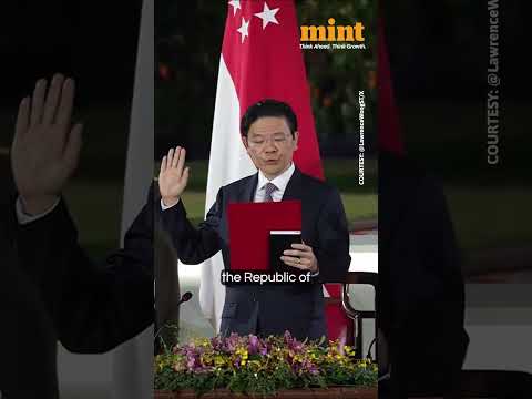 New #singapore PM Lawrence Wong Takes Oath | New #primeminister For First Time In 20 years