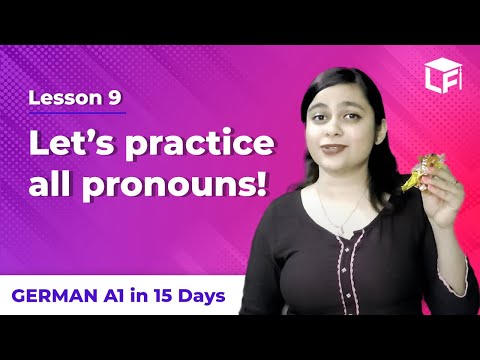 Practicing German Pronouns | Learn German A1 in 15 Days | Practicing German for Goethe (2024-2025)