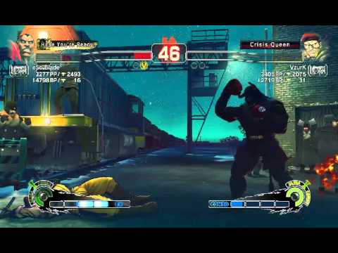 eSo Blade (Balrog) vs VzurK (Rolento) Ultra Street Fighter IV Ranked