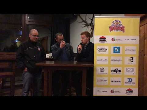 Pressekonferenz: Wanderers Germering - EV Moosburg (03.03.17)