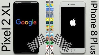 Google Pixel 2 XL vs. iPhone 8 Plus Speed Test