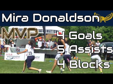 Mira Donaldson | 4G 5A 4D | MVP Highlights UBC vs. Carelton | College Champ Pool Play 2014
