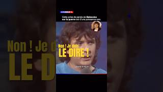 🟡n°203 • Daniel Balavoine face à la guerre : un discours qui glace encore aujourd’hui. 🟡