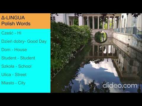 Δ- LINGUA : Polish Language -- Polish Words ( Lesson #  1 )