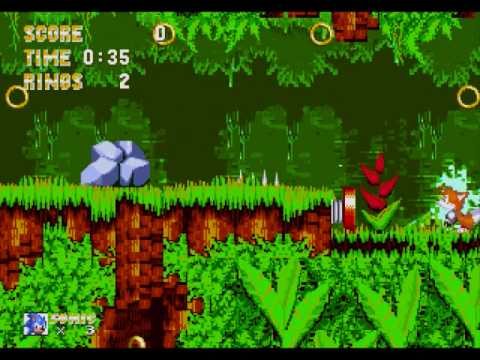 Sonic the Hedgehog 3 Megadrive Genesis in RGB mode
