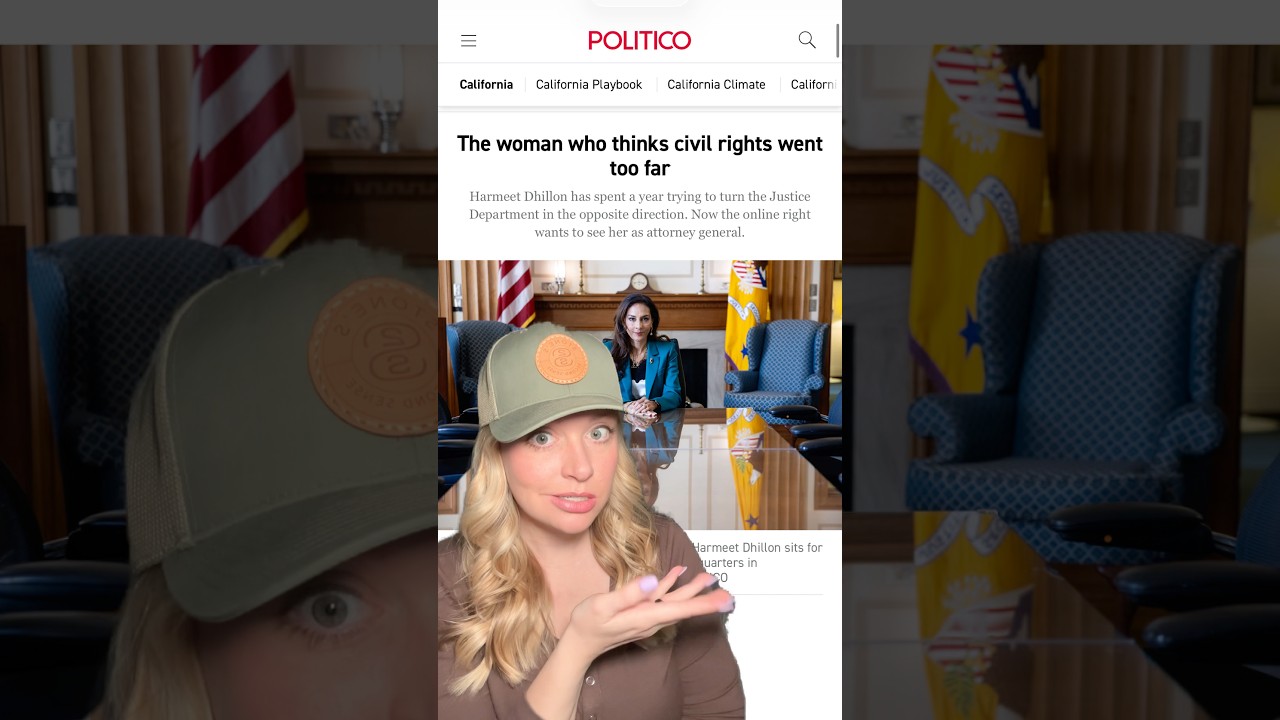 Politico Said WHAT About Dhillon?!? #shortsfeed #2ndamendment #shortsvideo #shorts