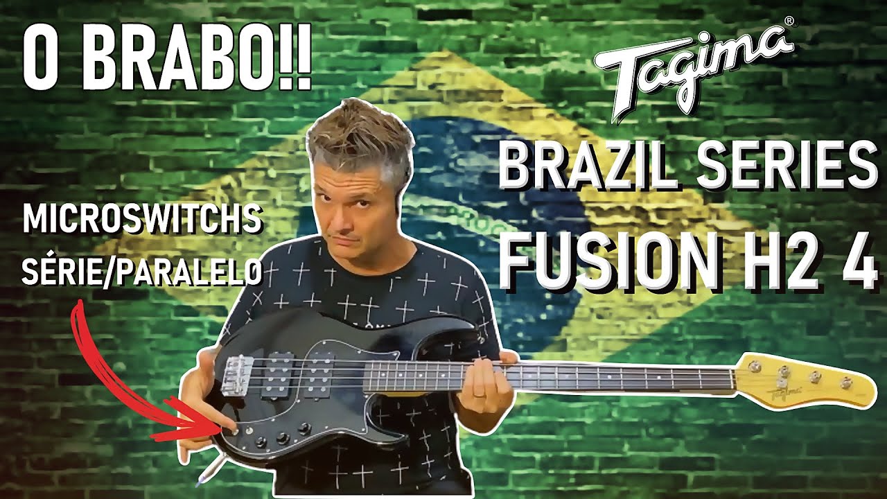 Contrabaixo Tagima FUSION H2 4 Cordas Brazil Series (Bass Review)