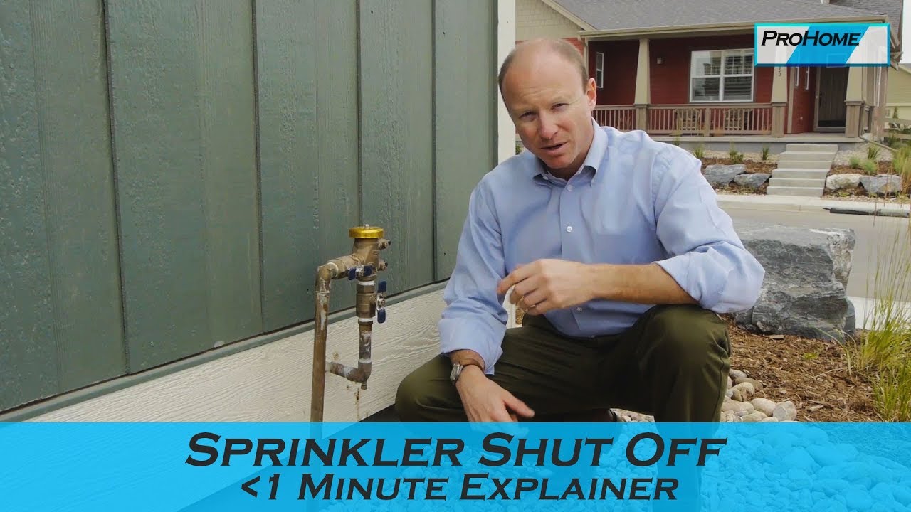 Sprinkler Shutoff