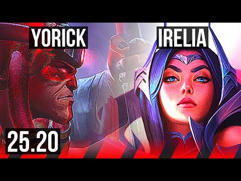 YORICK vs IRELIA (TOP) | 72% winrate, 7/1/6 | EUW Master | 25.20