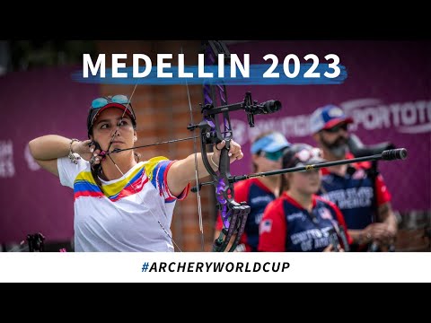 USA v Colombia – compound women team gold | Medellin 2023 World Cup S3