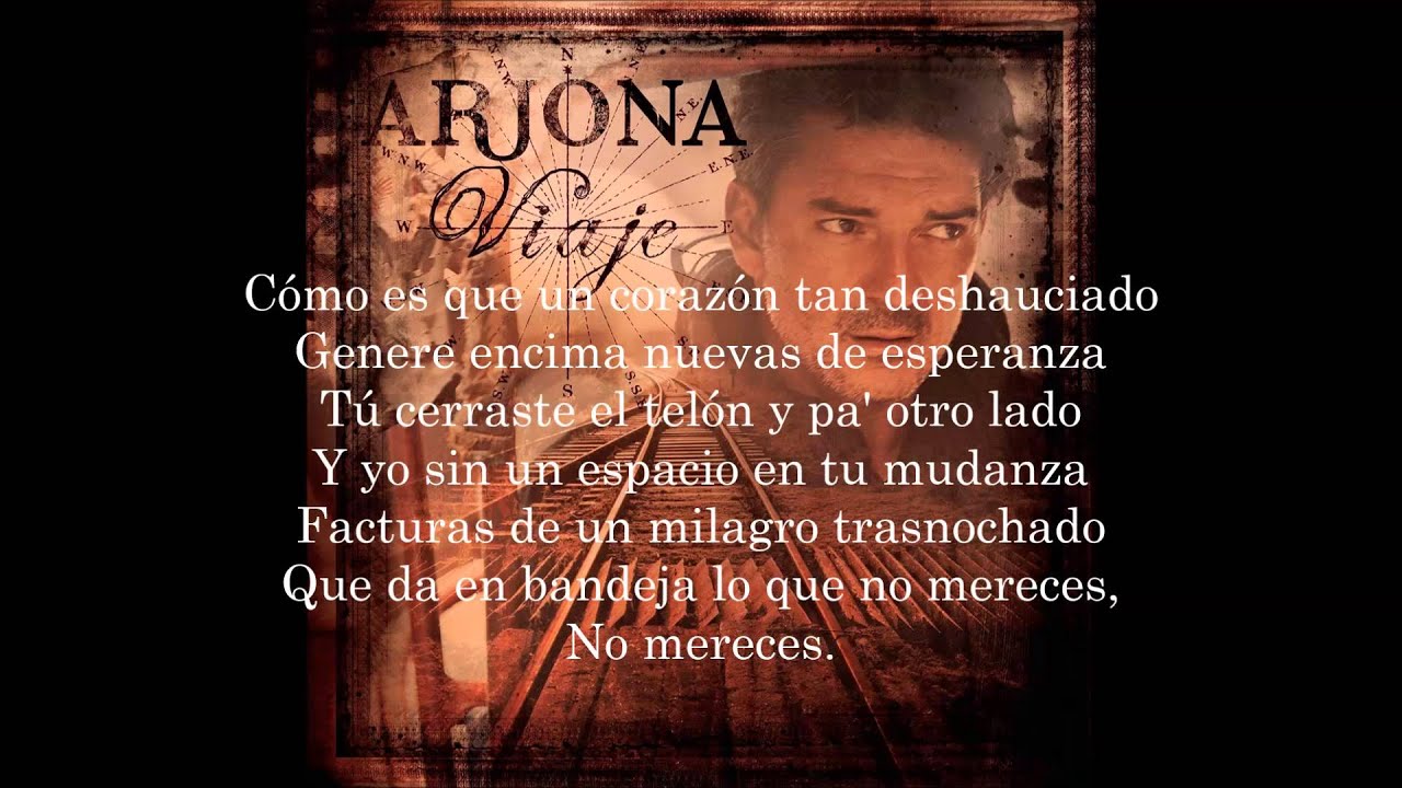 Ricardo Arjona - Invertebrado (letra)