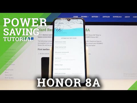 How to Enter Power Saving Mode in Honor 8A – Find Battery Saver