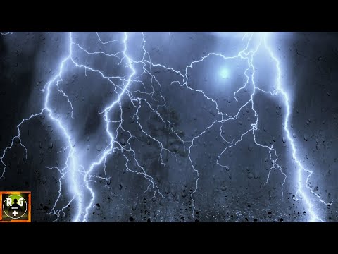 Heavy Thunderstorm Sounds | Rain with Violent Thunder and Lightning for a Relaxing Sleep Experience