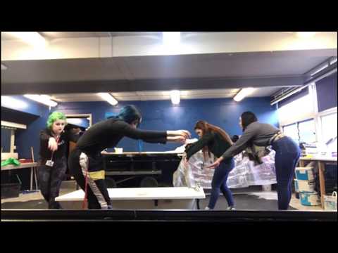 The Bathtub rehearsal