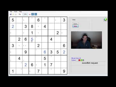 Sudoku Tricks:  The Swordfish Pattern
