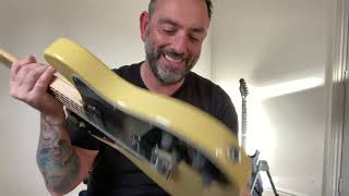 Video thumbnail for Squier Vintage Modified Telecaster Custom II P90 2008 unboxing and first review impressions by The Novice Noise Maker
