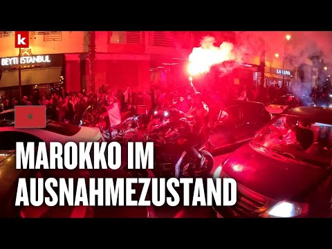 Video Thumbnail: Reporter mittendrin: So wild feiert Marokko den Final-Einzug beim Afrika Cup | Marokko - Nigeria