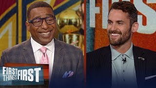 Kevin Love talks LeBron James, Ty Lue and mental health | NBA | FIRST THINGS FIRST