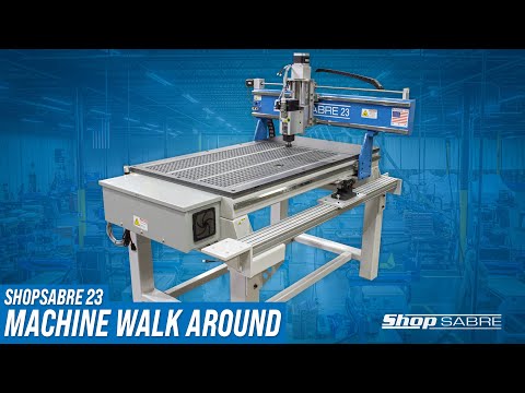 Walk around the ShopSabre 23 CNC Router with RouterBob!video thumb