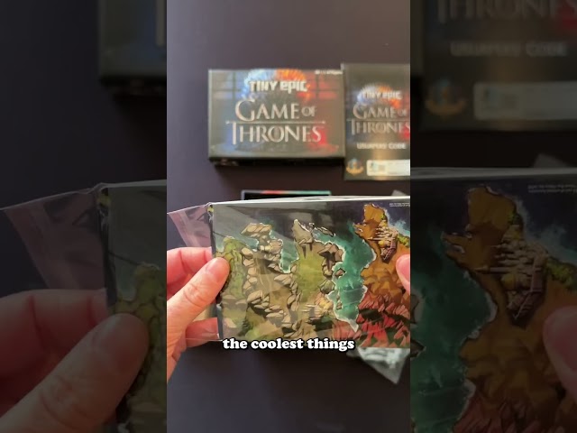 Vídeo relacionado con Tiny Epic Game of Thrones Board Game, Strategy Game for Adults & Teens, 1-4 Players, 60+ Min Playtime, Play as Iconic Westeros Characters, Custom Dice, Miniatures, Metal Coins, and Wooden Components