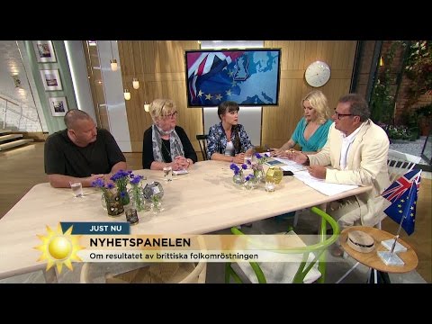 Nyhetspanelen: Sverige efter Brexit  - Nyhetsmorgon (TV4)