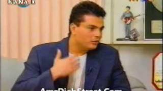 Amr Diab 1995 MBC interview part 1