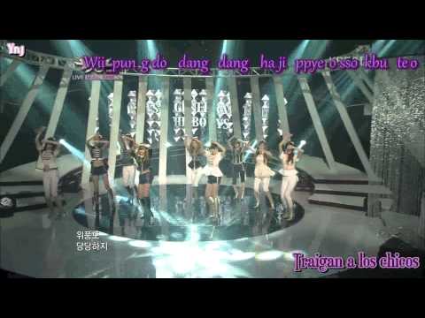 [Live] SNSD - The Boys   sub español