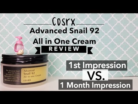 Cosrx Advanced Snail 92 All in One Cream Review